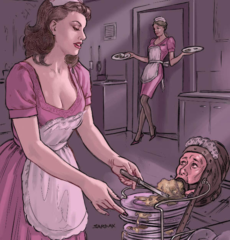 Zwergin Mutter Rote Femdom